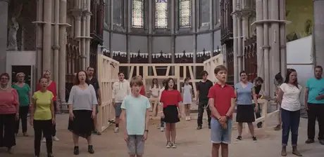 Annika Kahrs, Le Chant des Maisons, 2022, 4K Video und Sound Installation, Auftrag für die 16. Ausgabe der Biennale de Lyon