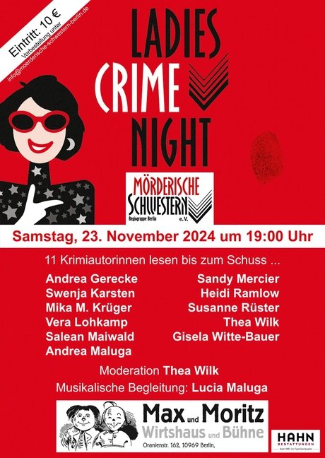 Ladies Crime Night mit den Mörderischen Schwestern