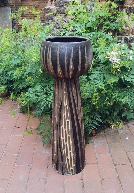 Bodenvase von Heiner Hans Körting (1911-1991), Dornburg/Thür. 1960er Jahre, Geschenk aus Privatbesitz