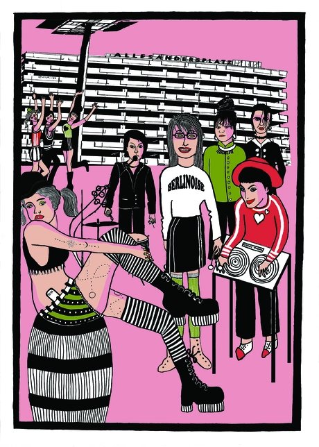 Marlene Danielle de Picciotto - Siebdruck