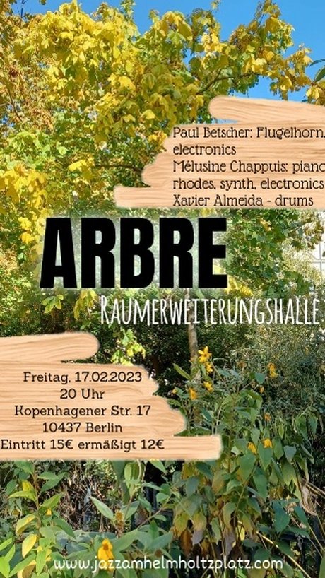 Flyer Jazz am Helmholtzplatz