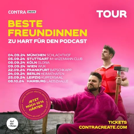 Beste Freundinnen auf Tour