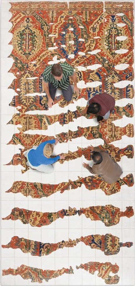 Projektbeteiligte auf dem CulturalxCollabs-Projekt-Teppich, Rajastan, Indien 2022, Foto Rug Star