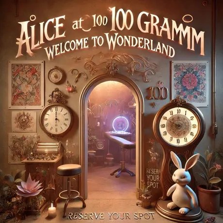100 Gramm Birthday Bash - Alice in Wonderland