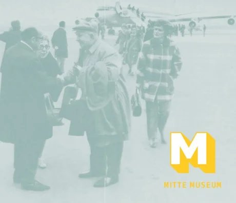 Ausstellungsplakat Charterflug in die Vergangenheit