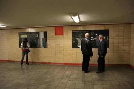 Ausstellung Zwischengeschoss S-Bahnhof Norbahnhof