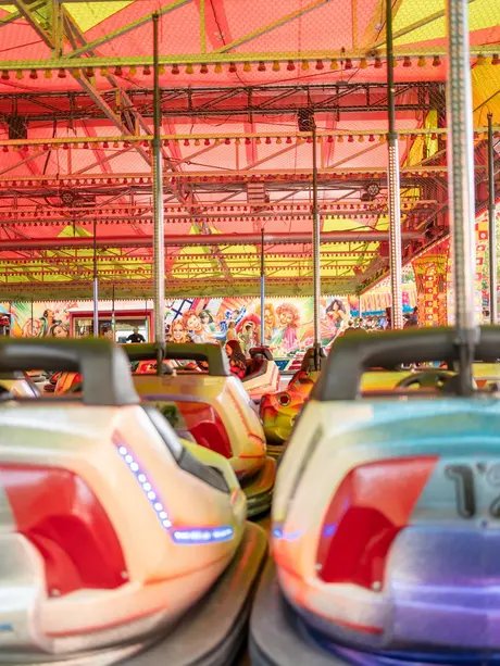 Autoscooter auf dem Schollenfest