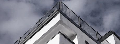 Mann mit Hut Touren - Walter Gropius, Detail der westl. Zeile, 1931