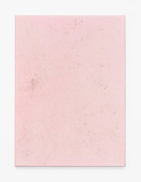 Gemälde von Ivan Liovik Ebel, Ghost of Resistance, Acryl und Schmutz auf Leinwand, 55 x 40 cm.