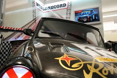 Renntrabi im Trabi-Museum