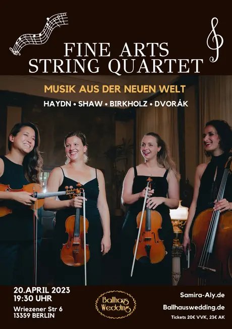 Aus der neuen Welt - Fine Arts String Quartet