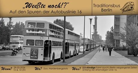 Weeßte noch? Auf den Spuren der Autobuslinie 16