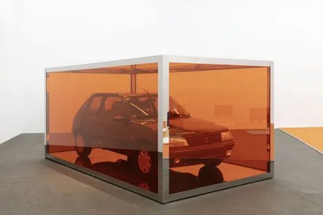 Rirkrit Tiravanija, untitled 2010 (All the Days on the Autobahn), 2010, Ausstellungsansicht "Local Histories", Hamburger Bahnhof – Nationalgalerie der Gegenwart 2018-2019