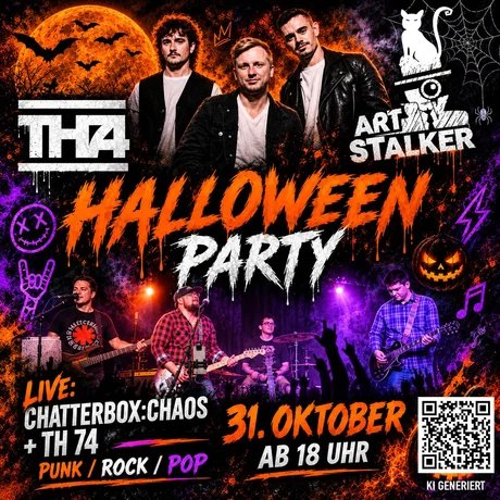 Halloween Party mit CHATTERBOX:CHAOS + TH74