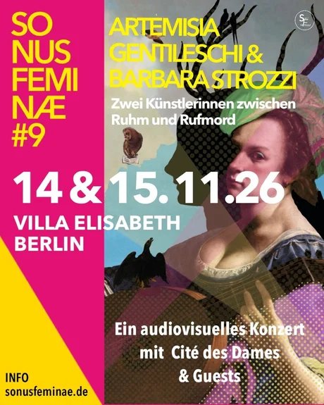 Sonus Feminæ #9: ARTEMISIA GENTILESCHI & BARBARA STROZZI 