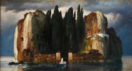 Arnold Böcklin, Die Toteninsel (Fünfte Fassung), 1886