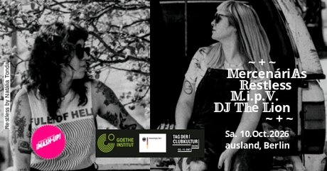 Mercenárias + Restless + MipV + DJ Lion