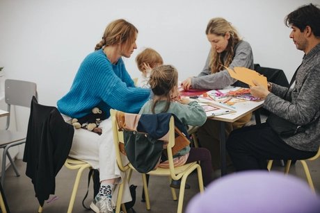 KW Institute for Contemporary Art, Familientag Matt Copson 2025, Foto: Eva Luise Hoppe.