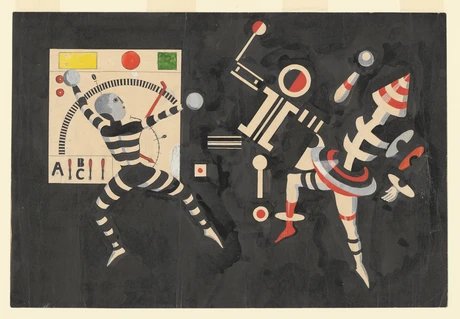 Kurt Schmidt, „Der Mann am Schaltbrett“, um 1924