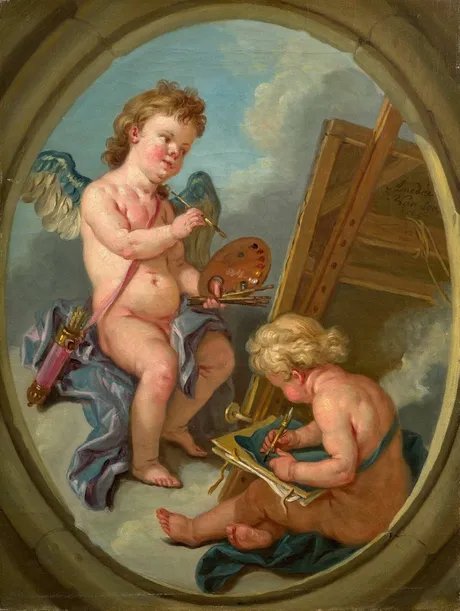 Amédeé Van Loo, „Allegorie der Malerei“, 1765