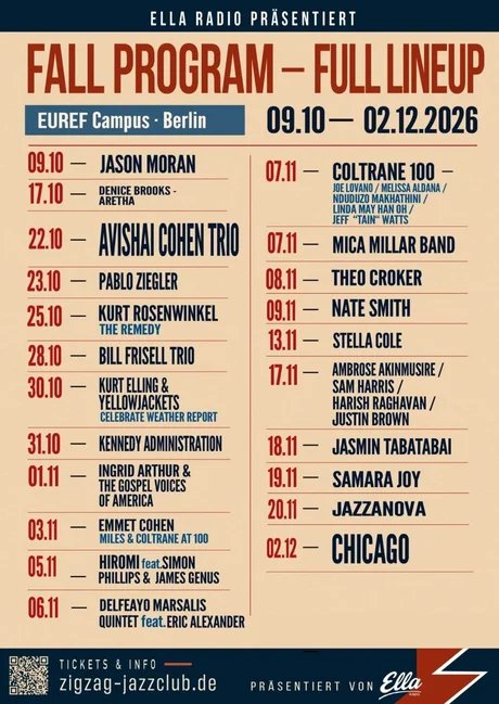 Line Up Hall Programme 