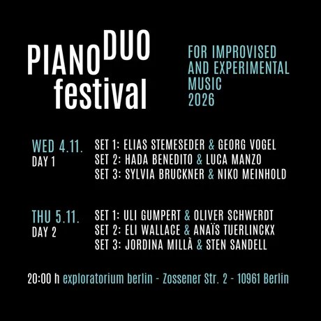 FLYER Piano Duo Festival