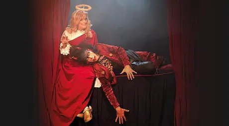 Märchen im Glaspalast von und mit dem Hexenberg Ensemble: Der Teufel mit den drei goldenen Haaren