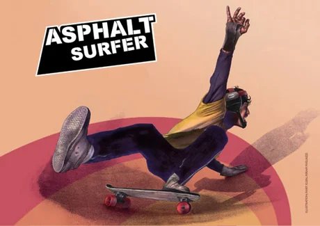  Plakat Asphaltsurfer