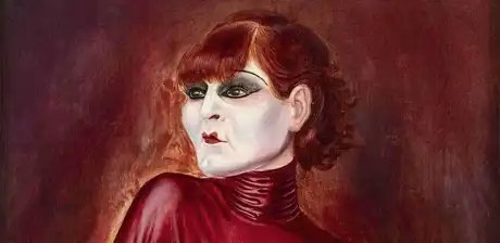 Otto Dix, Bildnis der Tänzerin Anita Berber, 1925 Sammlung Landesbank Baden-Württemberg im Kunstmuseum Stuttgart