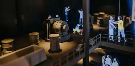 Ausstellungsansicht: (Un)sichtbare Orte. Siegfried Hirschmann – ein vergessener Industriepionier