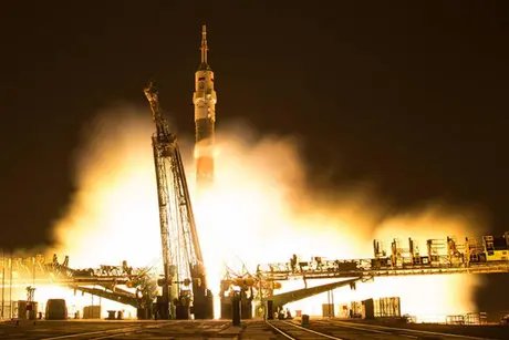 Expedition zur ISS.
