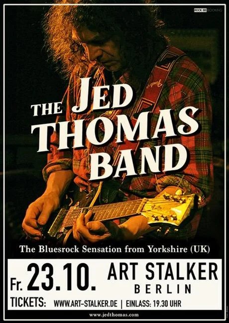 Jed Thomas Band - Bluesrock Sensation from Yorkshire | UK