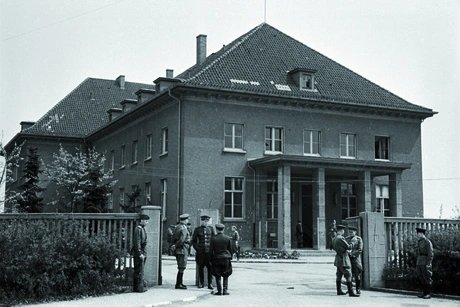 Ort der bedingungslosen Kapitulation der Wehrmacht, ehemaliges Offizierskasino der Pionierschule I, in Berlin-Karlshorst, 8. Mai 1945