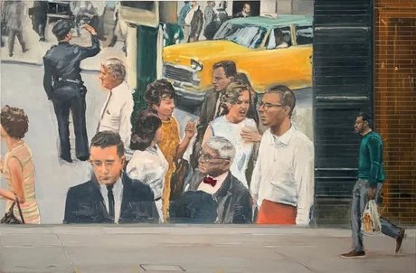 Crossing 2025 Öl auf Leinwand 120 x 180 cm