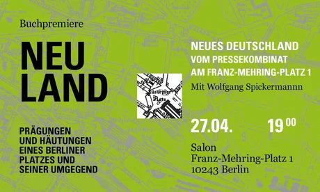 Buchpremiere Neuland