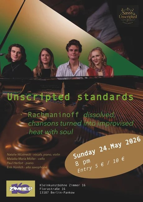 Unscripted Standards – Rachmaninoff dissolved, chansons turned into improvised heat with soul Sassy & Unscripted 
