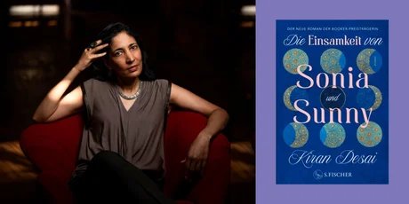 Keyvisual für die Lesung mit Kiran Desai