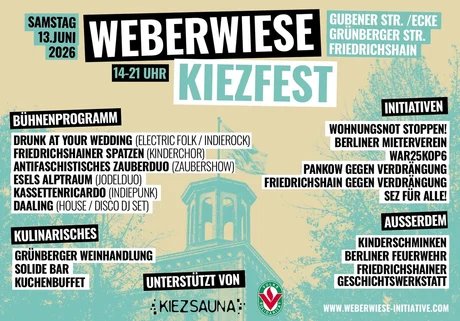 Weberwiese Kiezfest 2026