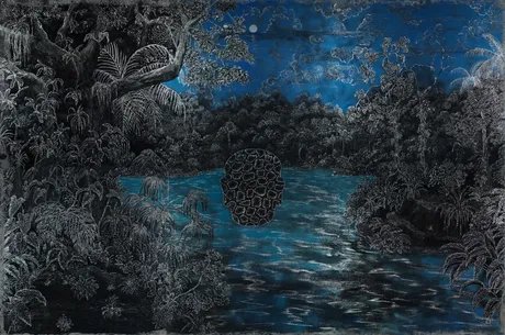 Edouard Duval-Carrié, After Church Mystic Lagoon (2013)