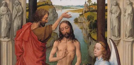 Rogier van der Weyden, Johannesaltar (Detail), um 1455