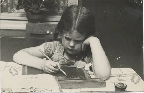 Hilde Hubbuch, Kinderporträt, Vintage Print, ohne Datierung, © Bauhaus-Archiv Berlin