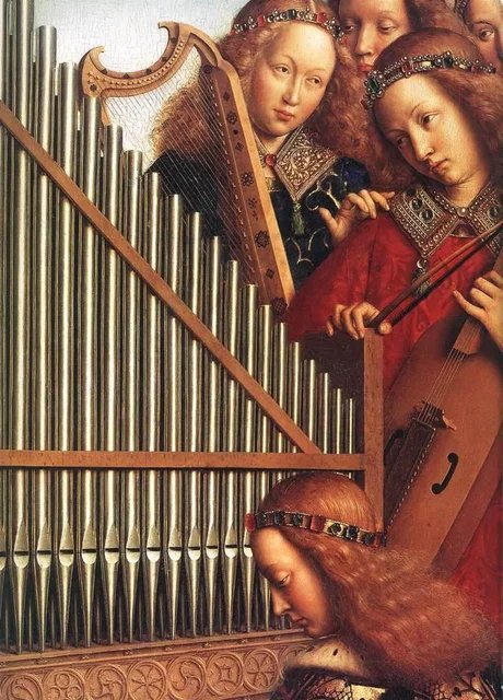 Jan van Eyck - Genter Altar, 1432 oder 1435, Detail