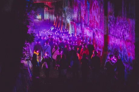 Silent Disco im Natur Park Südgelände