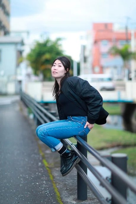 Porträt der japanischen DJ natsu