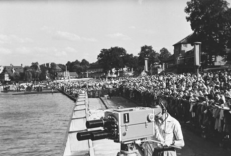 Deutsches Meisterschaftsrudern in Grünau, 1957 Foto: Manfred Malinowski © Sportmuseum Berlin/Bildarchiv Manfred Malinowski