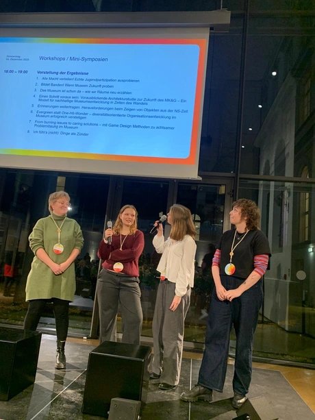 V.l.n.r.: Sonja Tautz, Meta Lilla Nagel, Lilly Philipp, Lisa Rocke, Foto: Unbekannt