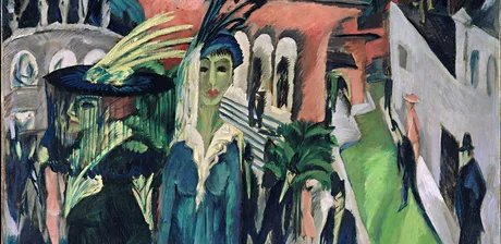 Ernst Ludwig Kirchner, Potsdamer Platz, 1914 Neue Nationalgalerie. Foto: Jörg P. Anders,
