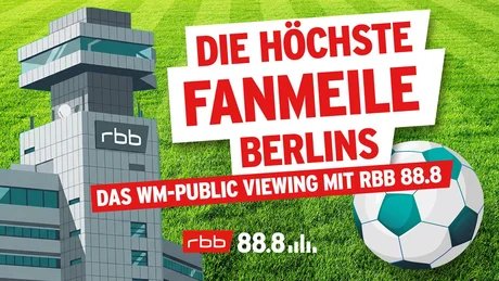 Public Viewing rbb 88.8 im Studio 14