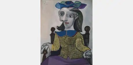 Pablo Picasso, Le chandail jaune (Der Gelbe Pullover), 1939, Staatliche Museen zu Berlin, Nationalgalerie, Museum Berggruen