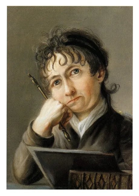 Suzette Henry, geborene Chodowiecka (1763–1819): Selbstportrait, (Pastell), 1785/86